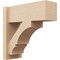 Ekena Millwork 8-in W x 20-in D x 20-in H Balboa Block Rough Cedar Woodgrain TimberThane Outlooker, Primed Tan OUTUR080X20X20BOA44RCPR - alternate 1